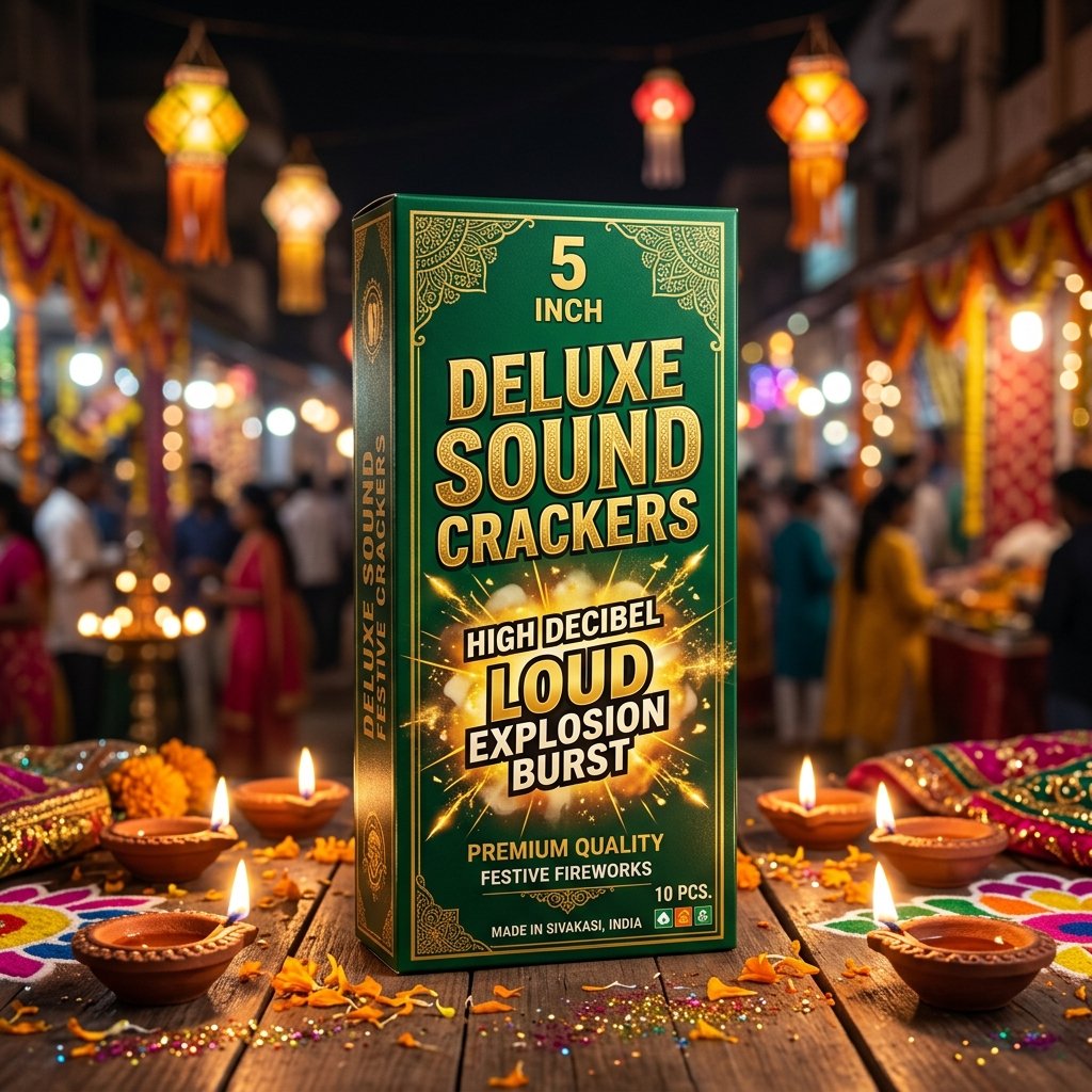 5" Deluxe - Sivakasi Crackers