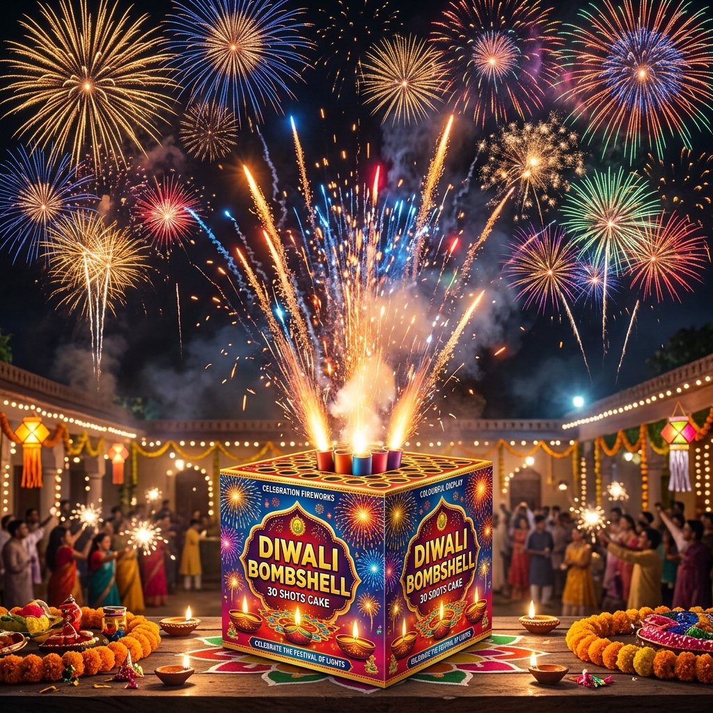 4" Single Fancy - Sivakasi Crackers