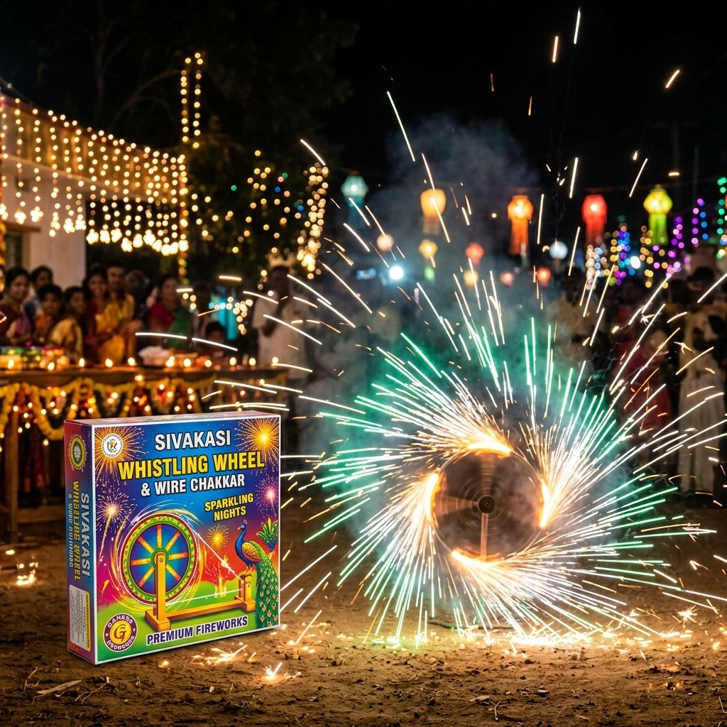 Whistling Wheel - Sivakasi Crackers